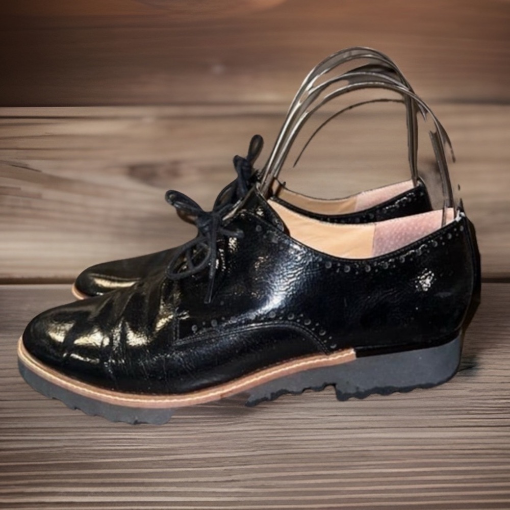 Franco Sarto Charles Patent Oxfords, Women’s size 10W